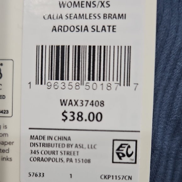 Blue Ribbed Tank Top - Picture 3 of 3